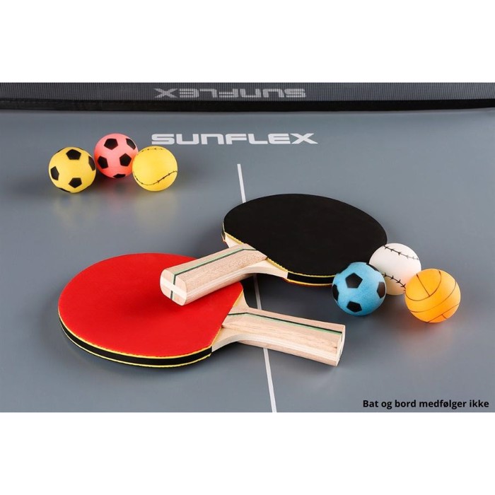 Sunflex Sport bordtennisbolde, 6 stk.